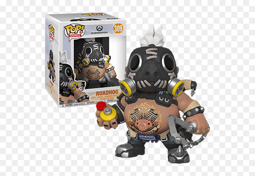 Funko Pop Overwatch Roadhog, HD Png Download - roadhog png