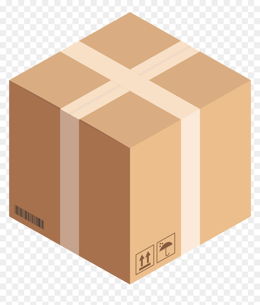 Cube Cardboard Box Png Clip Art, Transparent Png - clipart png