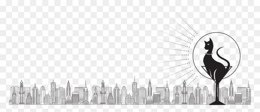 Cat-cityscape - Commercial Building, HD Png Download - cityscape png
