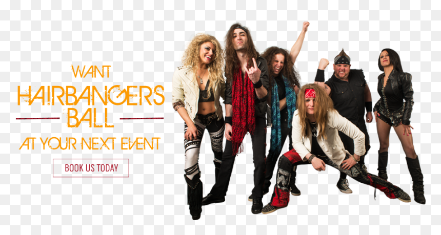 Download Rock Band Png Image - Hairbangers Ball, Transparent Png - band png