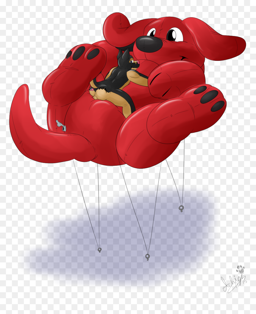 [com] Clifford The Big Red Balloon, HD Png Download - red balloon png