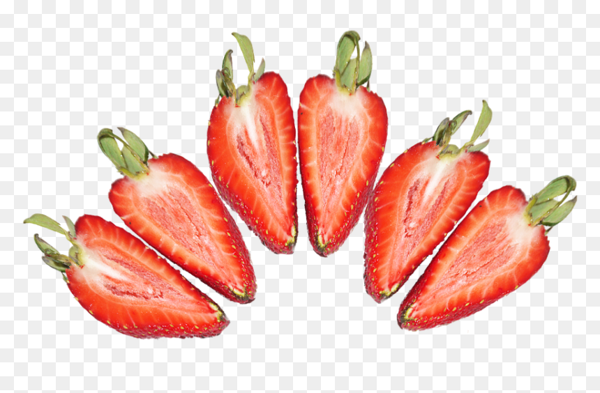 Sliced Strawberries Png, Transparent Png - strawberries png