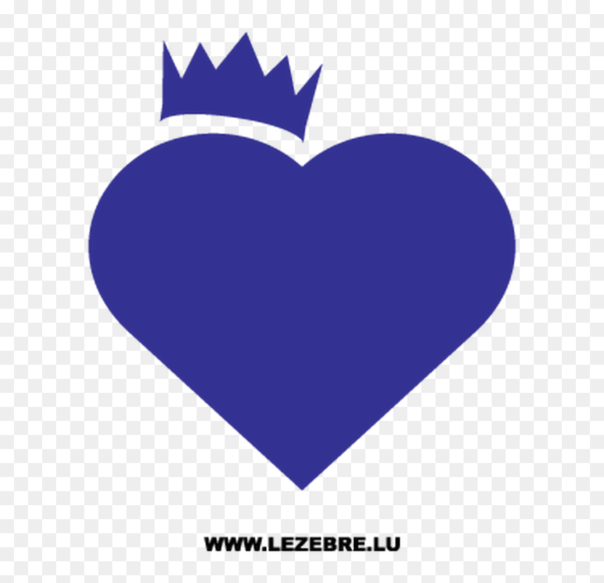 T Shirts Cao Azul, HD Png Download - heart crown png
