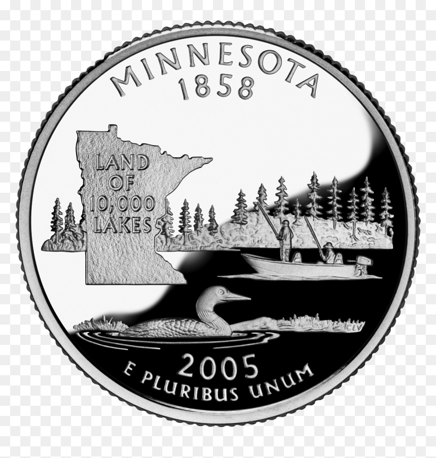 7 Photo, G - Minnesota State Quarter, HD Png Download - quarter png