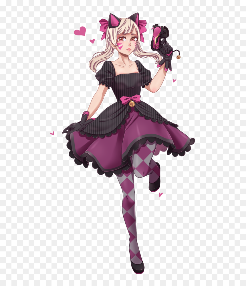 Va Wallpaper Transparent - Dva Black Cat Skin, HD Png Download - d.va png