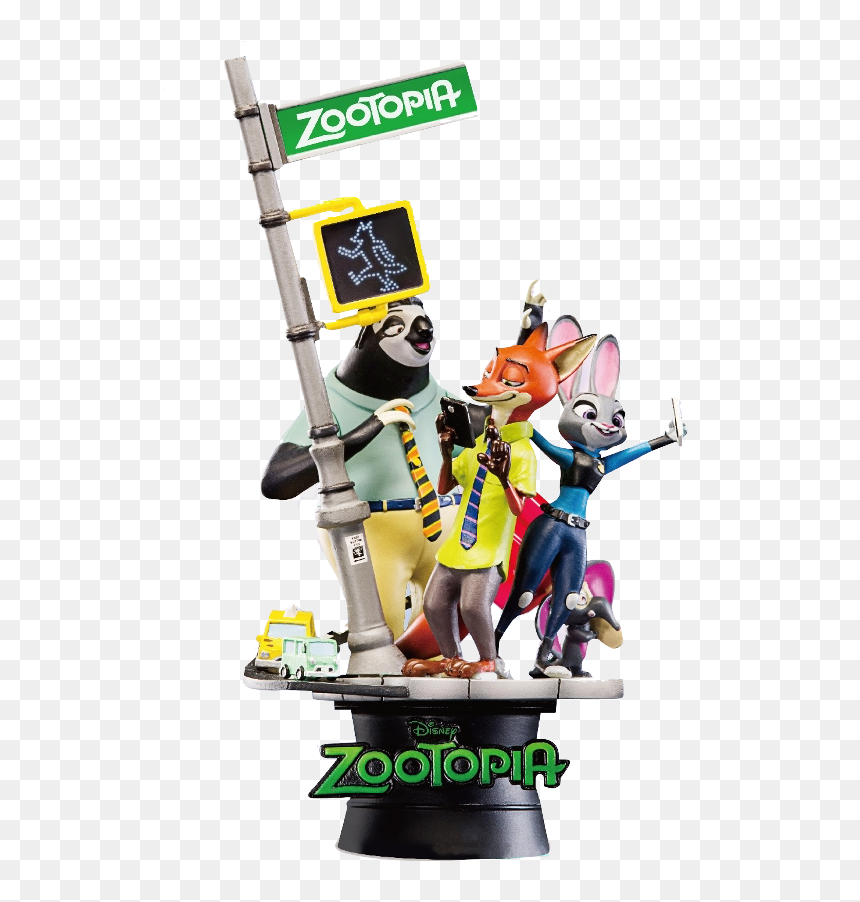 Beast Kingdom Toys Disney Zootopia Figure Toyslife - Zootopia Disney Diorama, HD Png Download - zootopia png