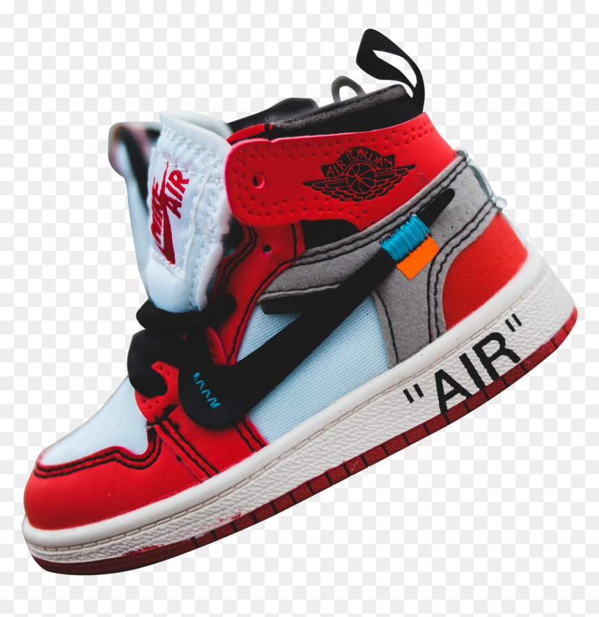 Red And White Nike Jordan Sneakers - Skate Shoe, HD Png Download - jordan png