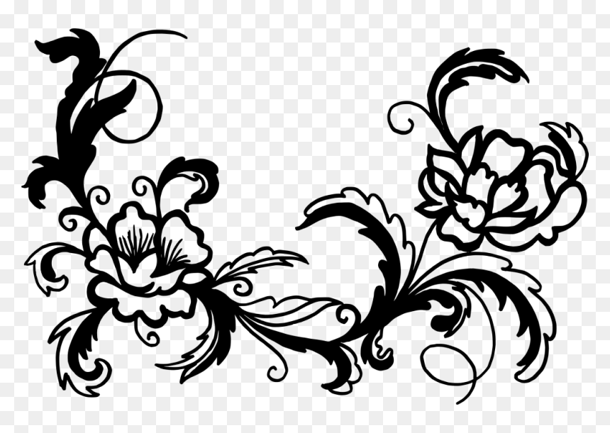 Flower Ornaments Png, Transparent Png - ornaments png
