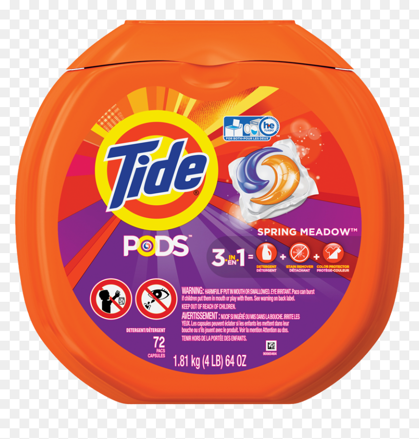 Orange Sherbet Tide Pods , Png Download - Tide Pod 3 In 1, Transparent Png - tide pods png