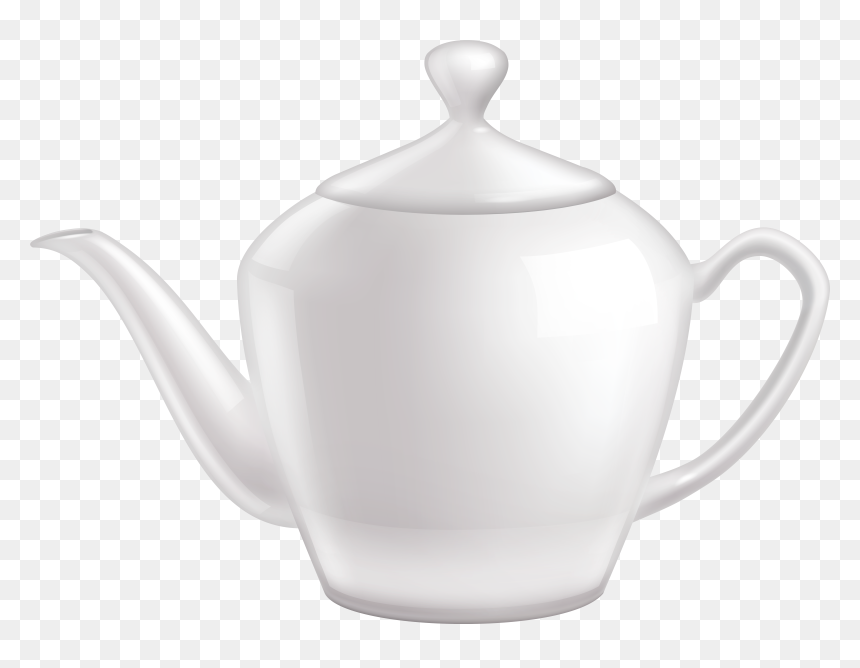 White Ceramic Teapot Png Clipart - Teapot, Transparent Png - teapot png