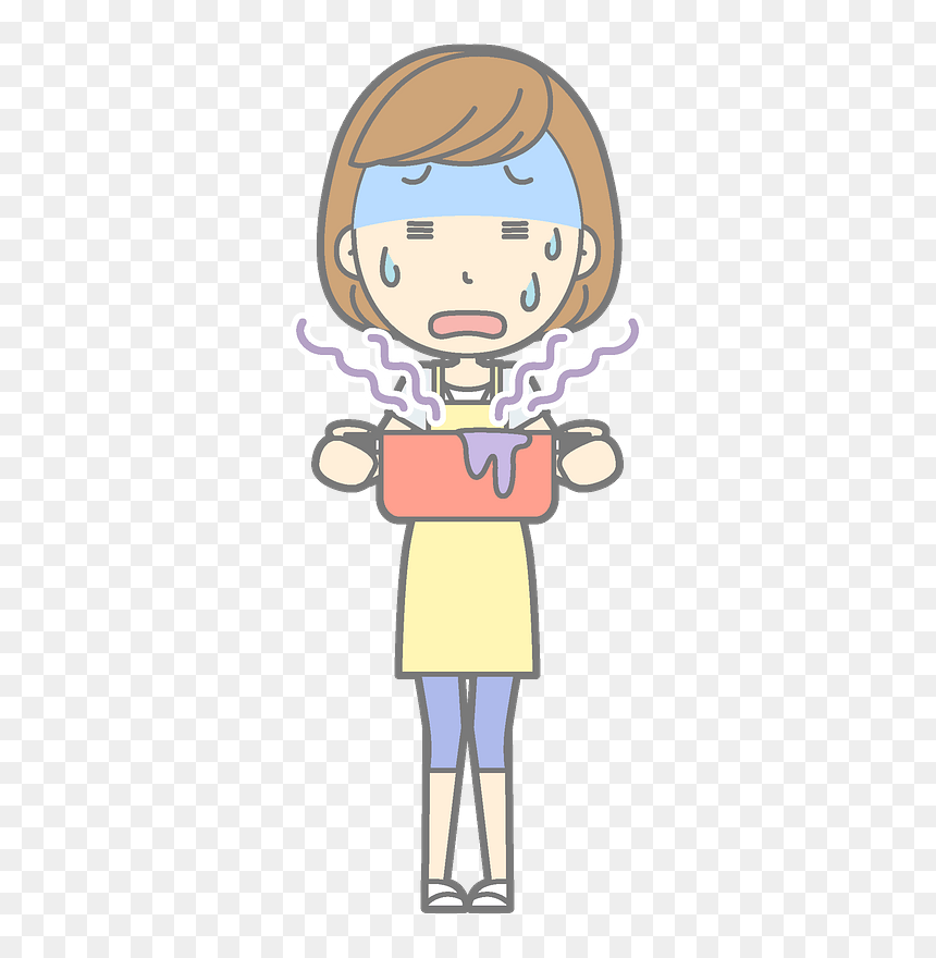 Dinner Fail Clipart - Cartoon Dinner Lady, HD Png Download - fail png
