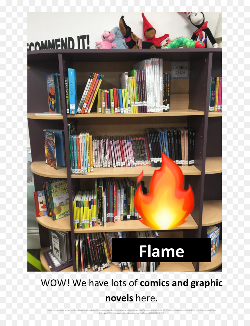 Library, HD Png Download - flame emoji png