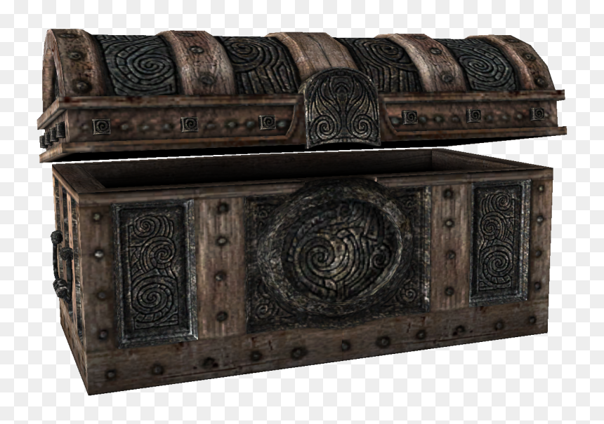 Treasure Chest Png Picture - Skyrim Chest, Transparent Png - chest png