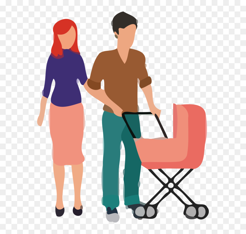 Transparent Family Day Furniture Sitting Conversation - Chair, HD Png Download - person sitting in chair png