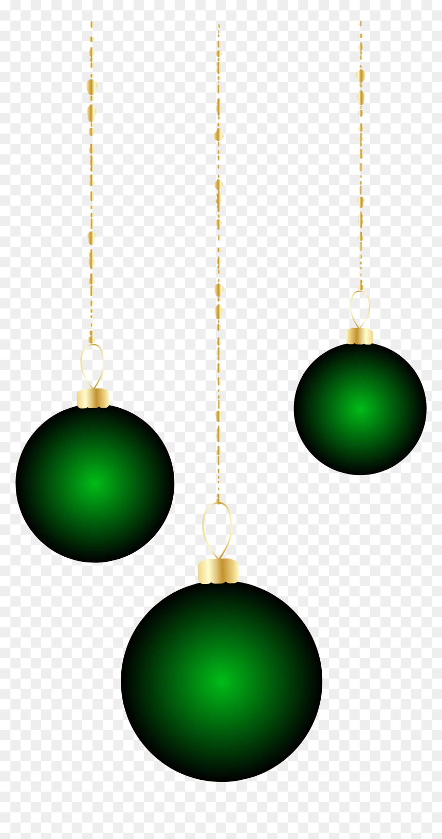 Transparent Christmas Green Ornaments Png Clipart​ - Png Christmas Gold And Blue Ornaments, Png Download - ornaments png