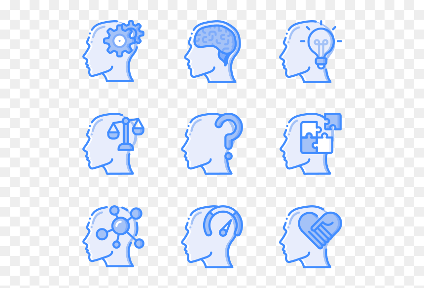 Brain Cpu Png Vector, Transparent Png - mind png