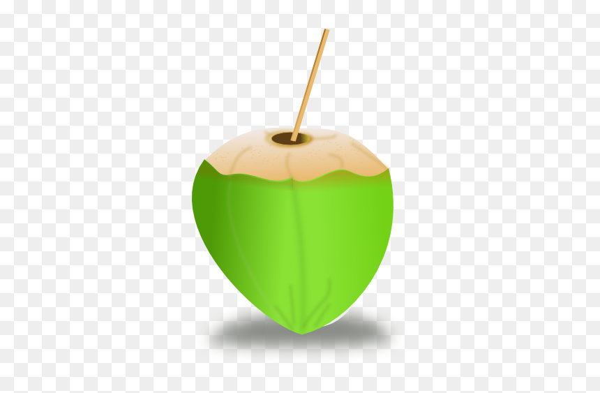 Coconut, Coconut Milk, Coco, Drink, Straw, Cut, Opened - Coco Em Desenho Png, Transparent Png - coco png