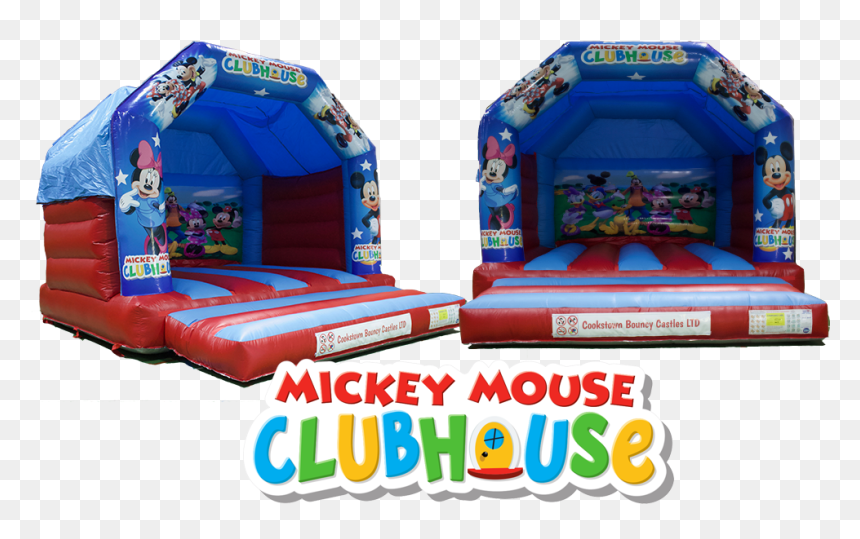 Clubhouse Mickey Bouncy Castle - Mickey Mouse Clubhouse Logo Png, Transparent Png - mickey mouse clubhouse png