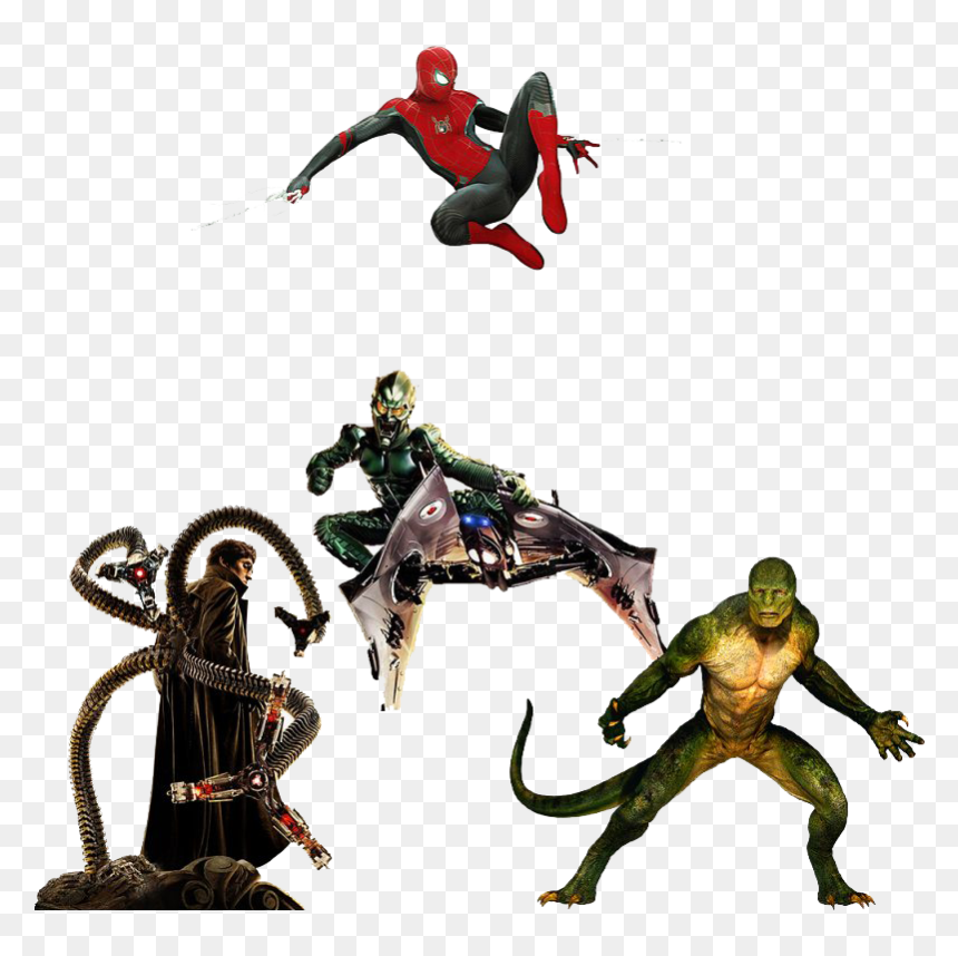 Green Goblin Comic Png Picture - Spider Man All Villains, Transparent Png - goblin png