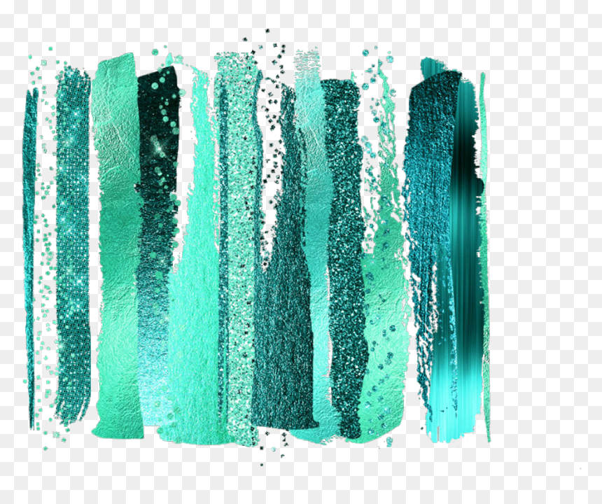 #overlay #smear #smudge #painting #paint #turquoise - Transparent Background Paint Strokes Clipart, HD Png Download - paint smear png