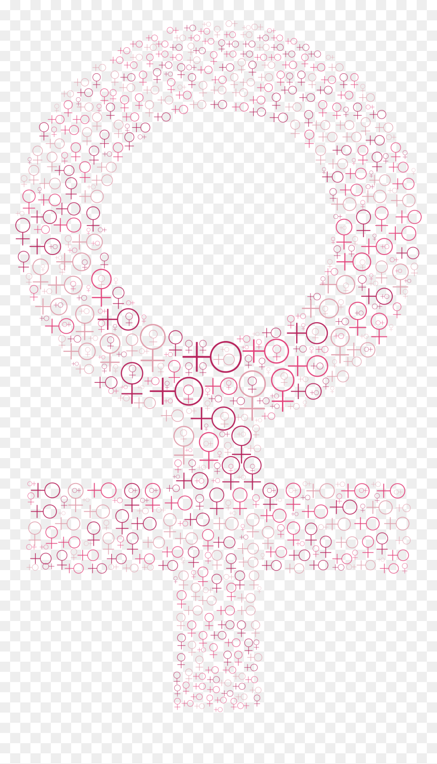 Female Symbol Fractal No Background Clip Arts - Circle, HD Png Download - female symbol png