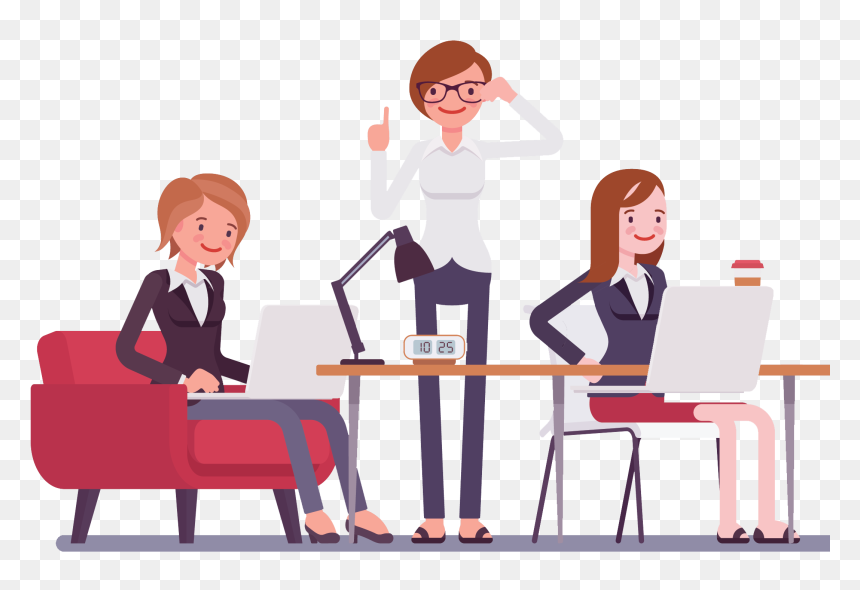 Transparent Person Sitting In Chair Png - Collaboration Teamwork, Png Download - person sitting in chair png