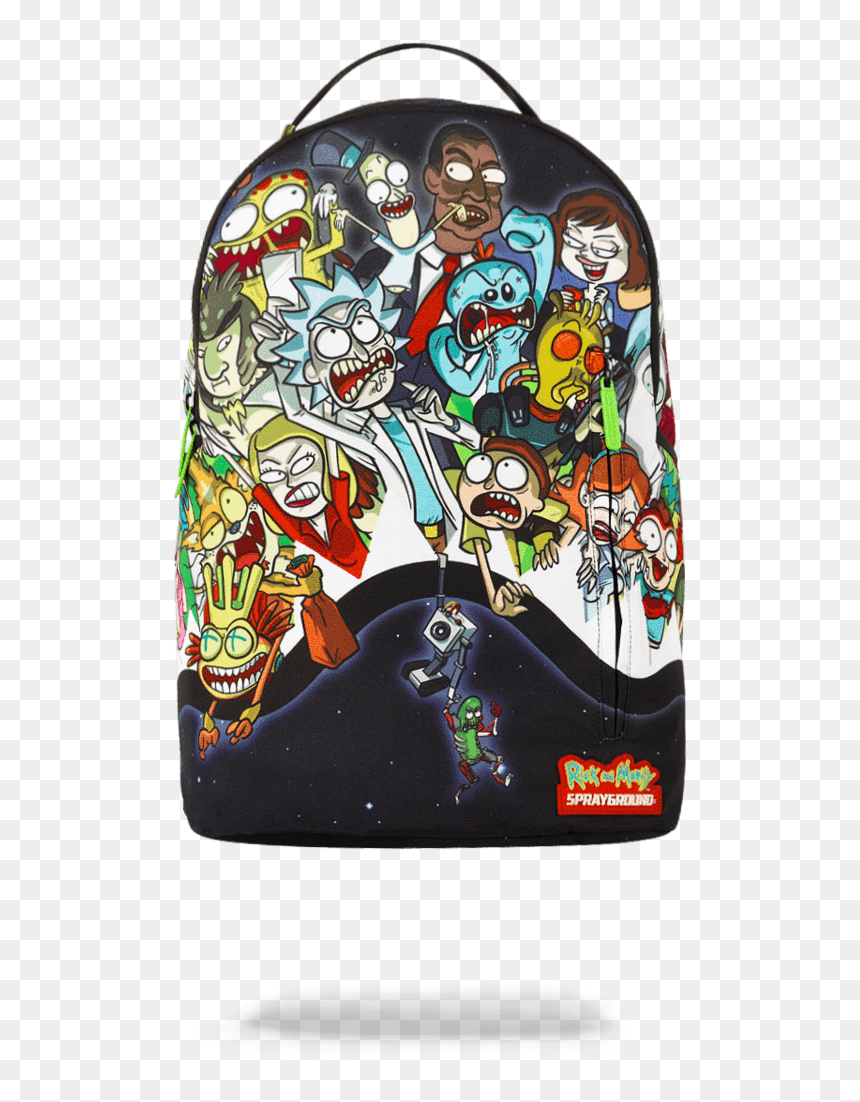 Transparent Rick And Morty Png - Sprayground Rick Y Morty, Png Download - rick and morty portal png