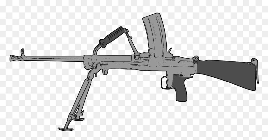 Vz52 Kulomet - Vz 52, HD Png Download - machine gun png
