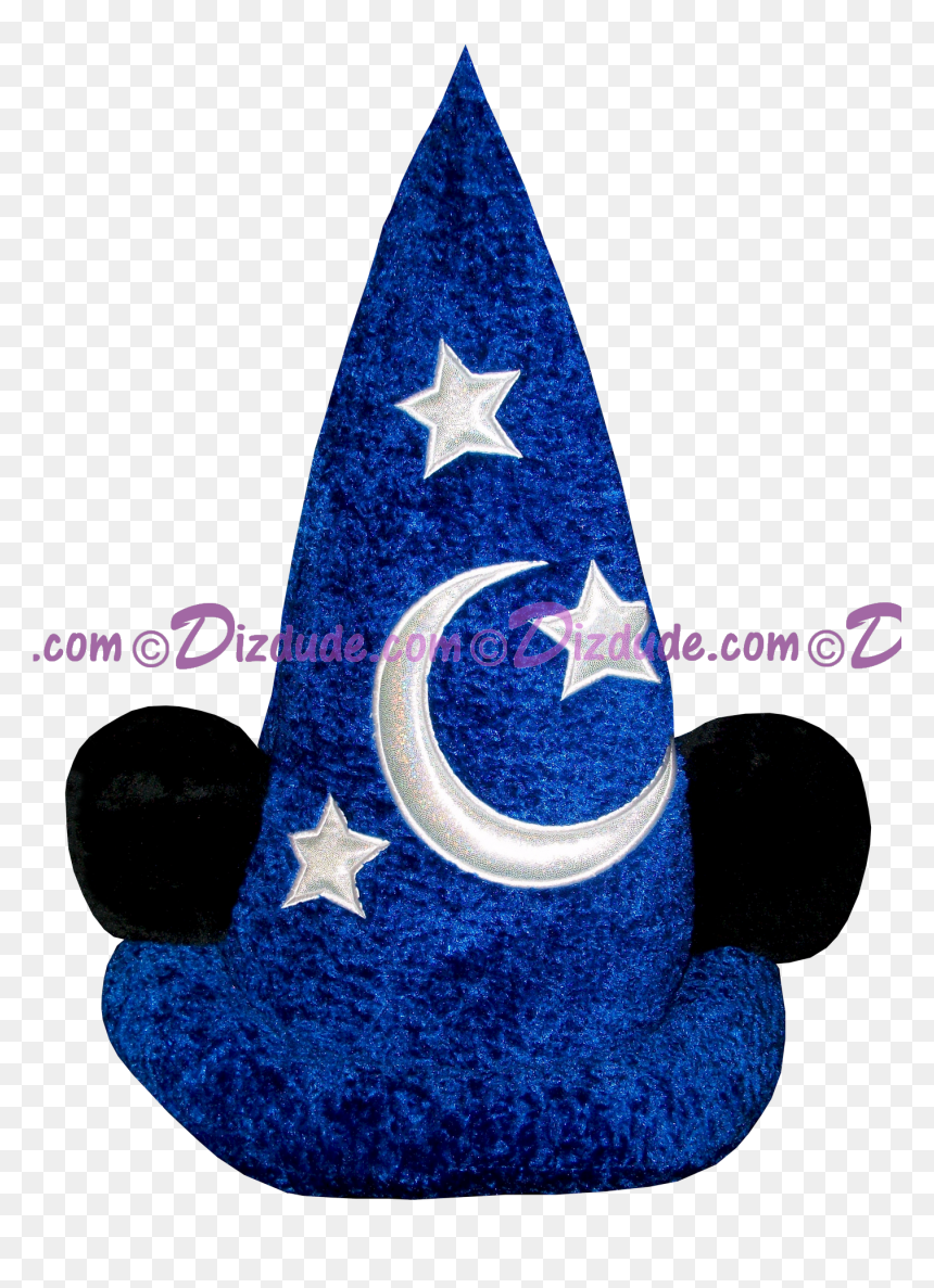 Disney Plush Sorcerers Hat With Mickey Mouse Ears ©, HD Png Download - mickey mouse ears png