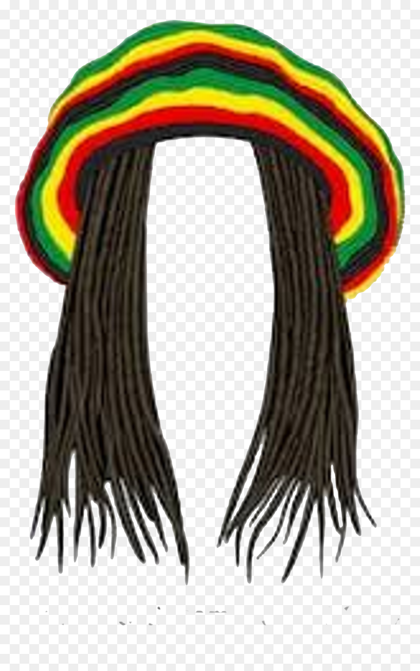 Rasta Hat With Dreads , Png Download - Reggae Hat, Transparent Png - dreads png