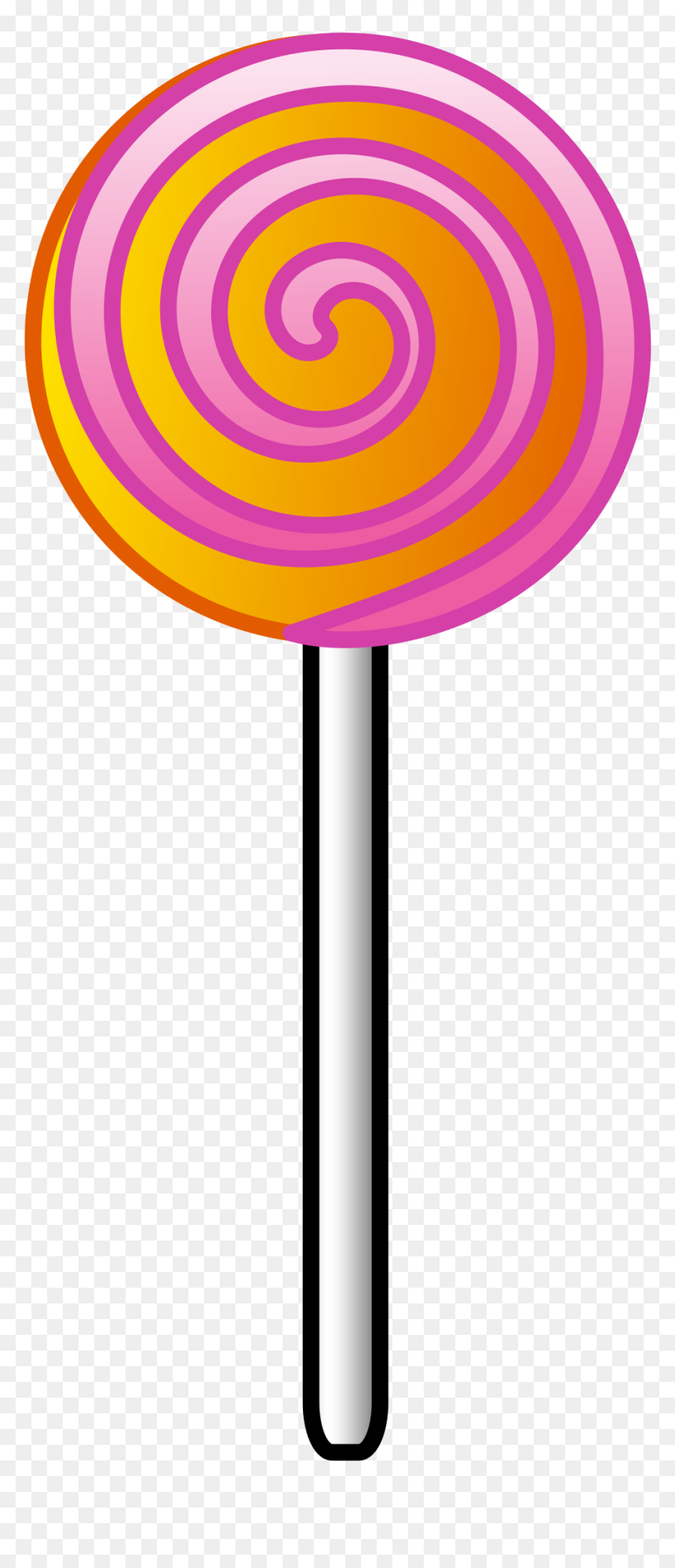 Striped Lollipop Clip Arts - Clip Art Candyland Lollipop, HD Png Download - lollipop png