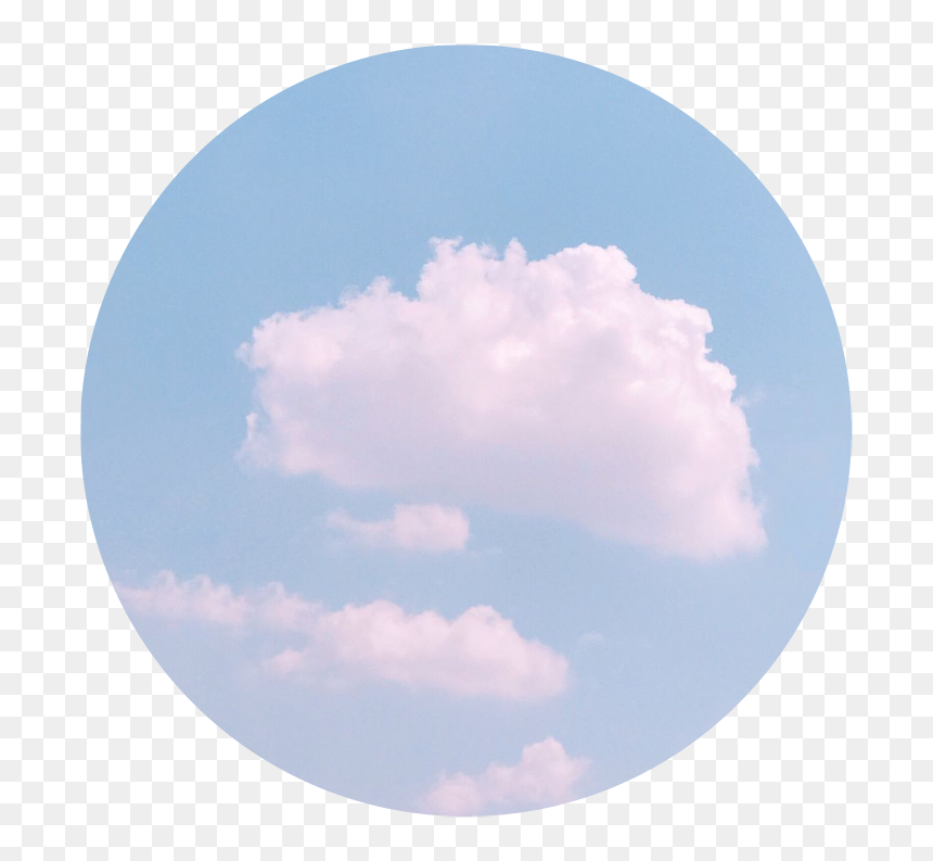 #circle #png #tumblr #aesthetic #remixit #círculo #freetoedit - Cumulus, Transparent Png - heaven png