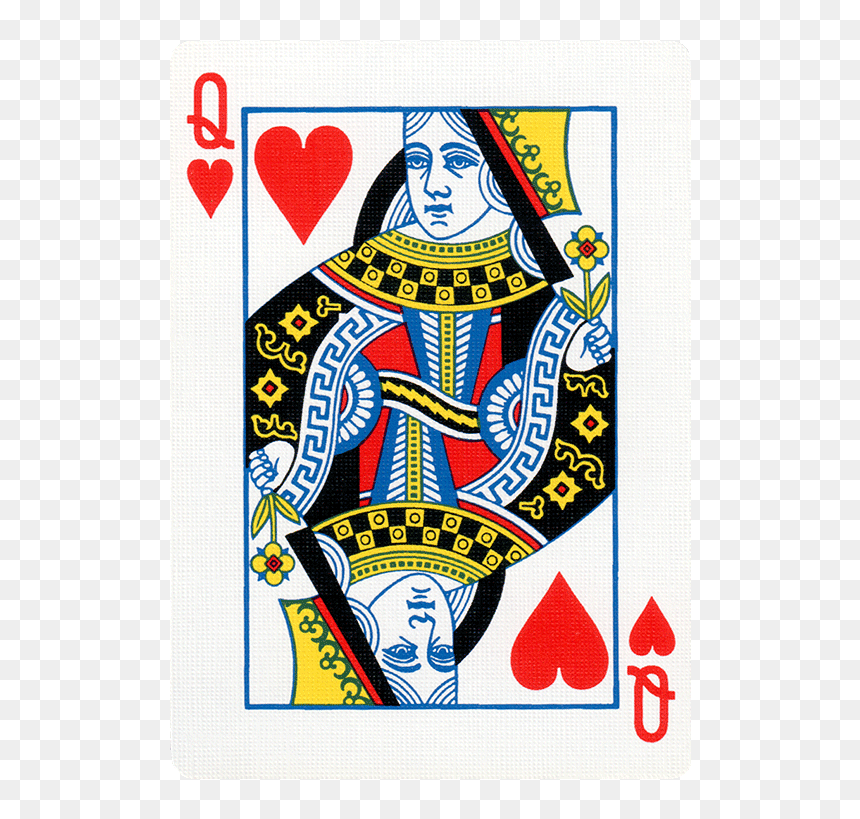 Queen Of Hearts Playing Card Clipart Images Gallery - Queen Of Hearts Play Card, HD Png Download - card png