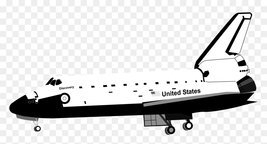 Space Shuttle Discovery Airplane Aerospace Engineering - Space Shuttle Image Cartoon, HD Png Download - space shuttle png