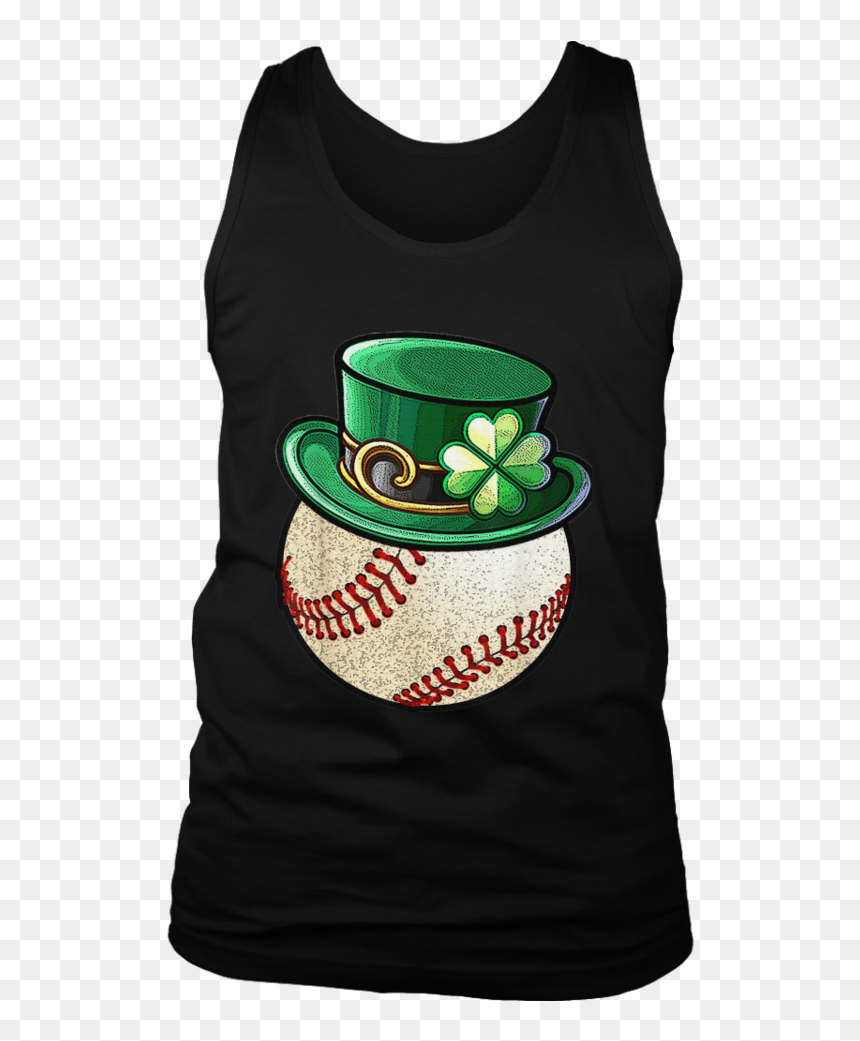 Baseball Ball Leprechaun Hat Shirt St - T-shirt, HD Png Download - leprechaun hat png