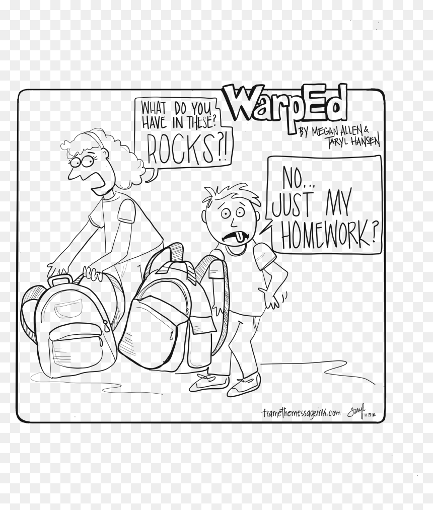 Cartoon, HD Png Download - homework png