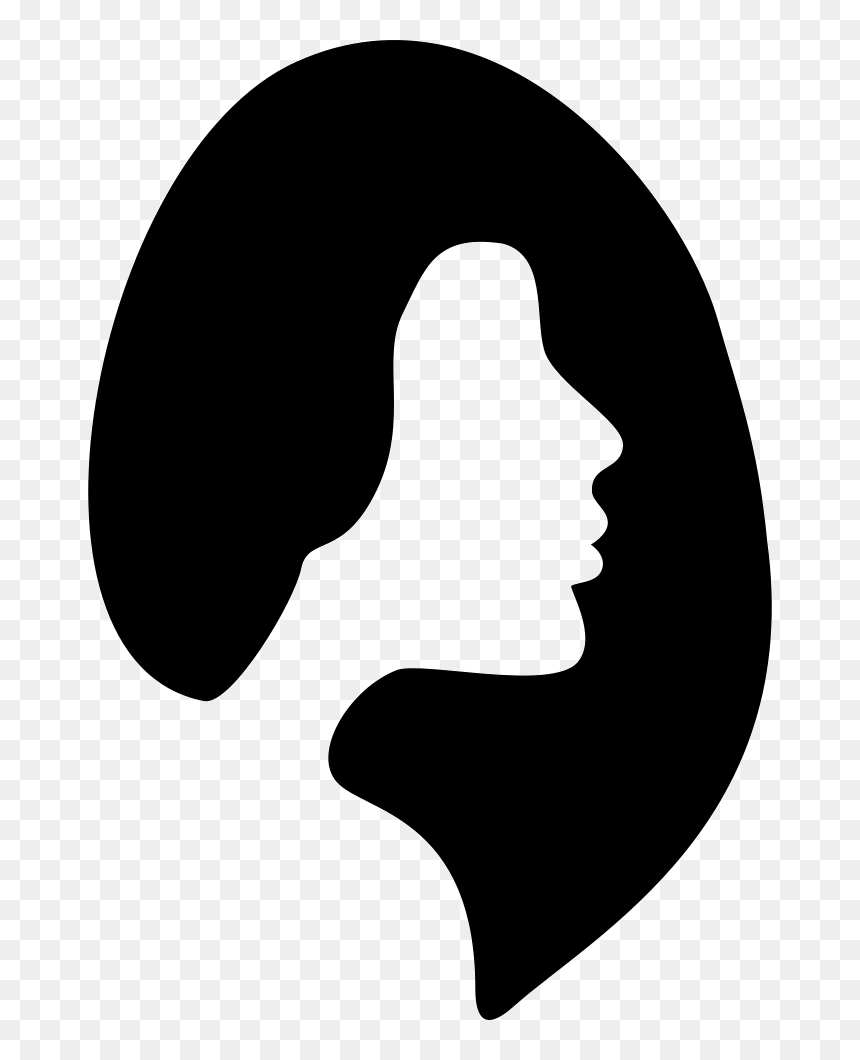 Female Hair Salon Symbol - Hair Symbol, HD Png Download - female symbol png