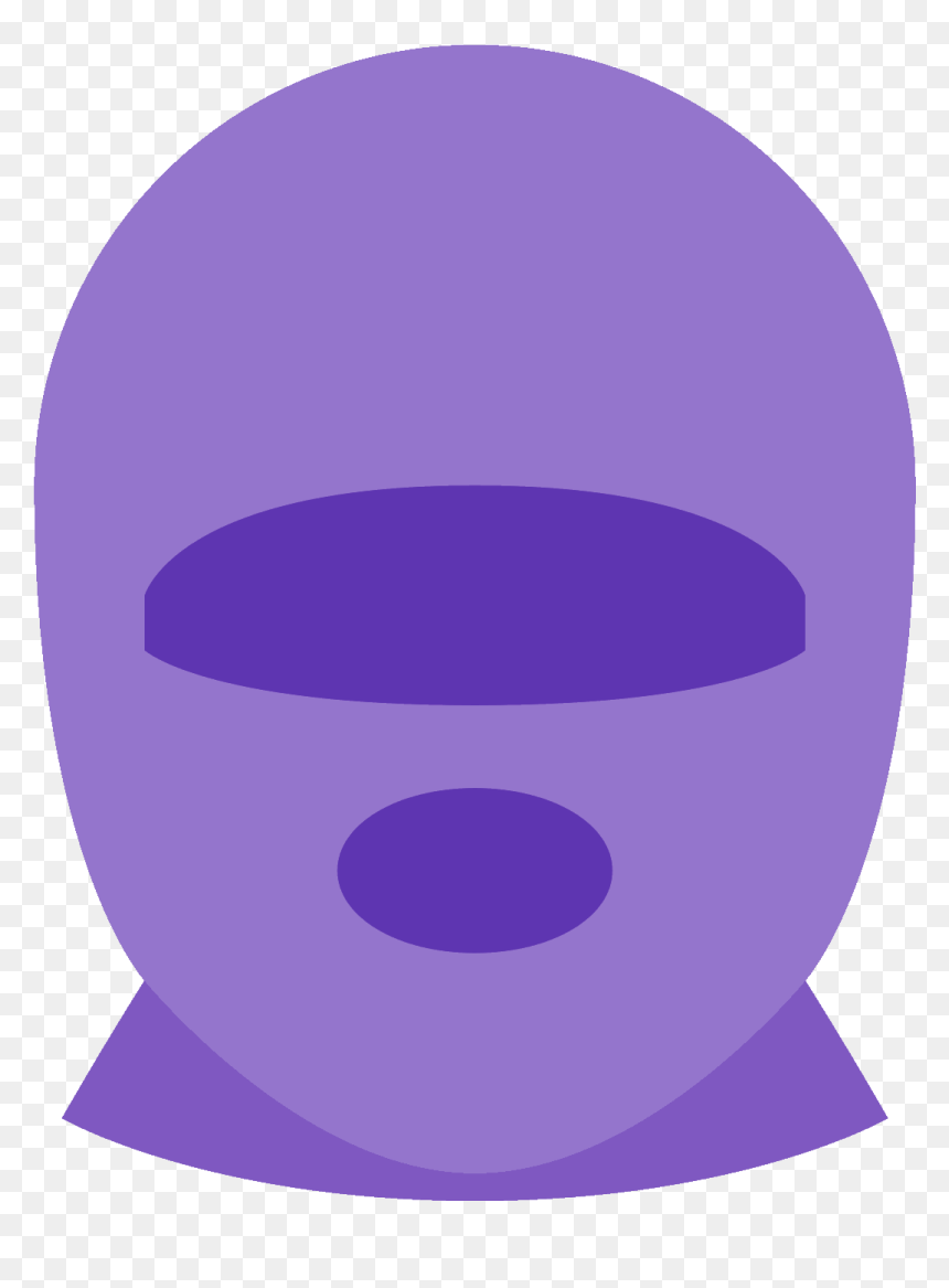 This Is An Icon Of A Ski Mask - Circle, HD Png Download - ski mask png