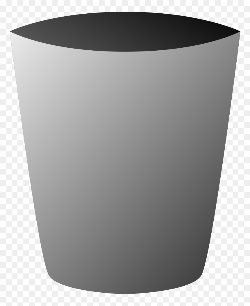 Collection Of Can - Trashcan Clip Art, HD Png Download - garbage can png