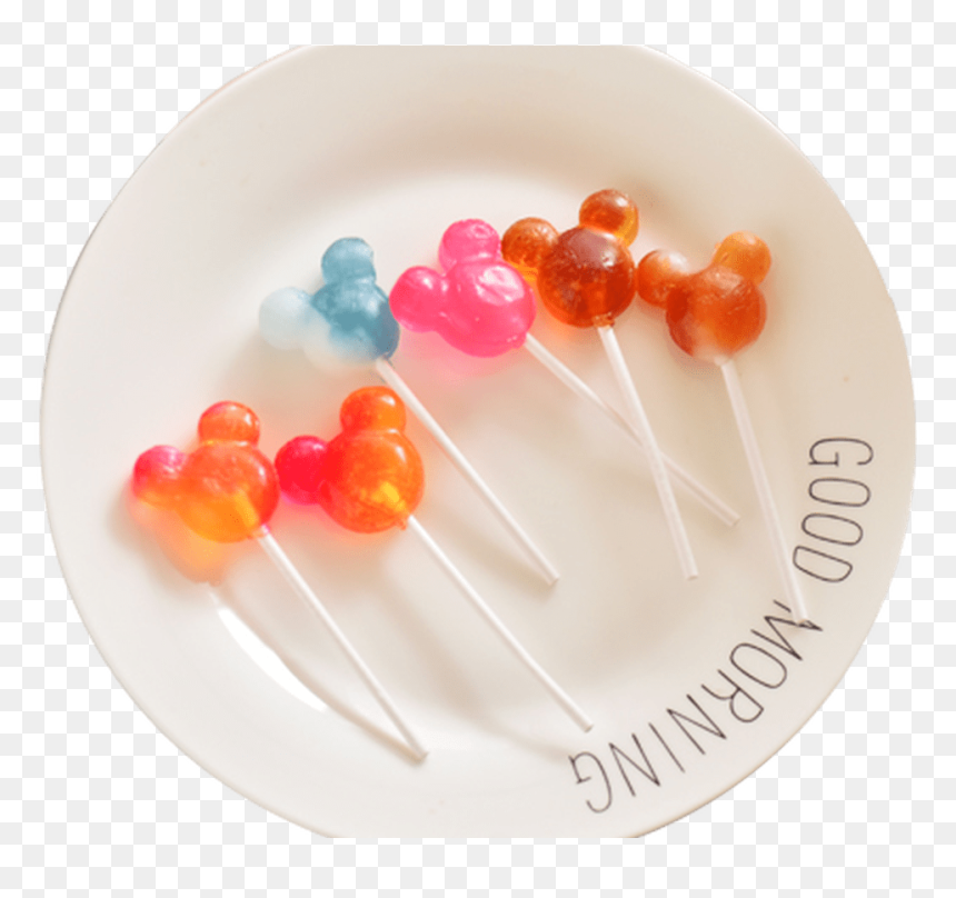 Mickey Mouse Lollipop Gift Mickey Head Shape Lollipop - Lollipop, HD Png Download - lollipop png