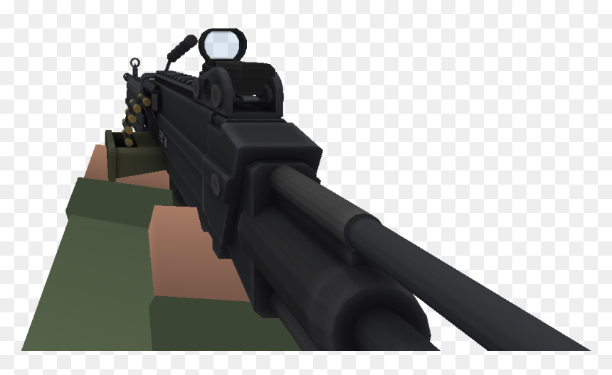 Krunker Machine Gun, HD Png Download - machine gun png