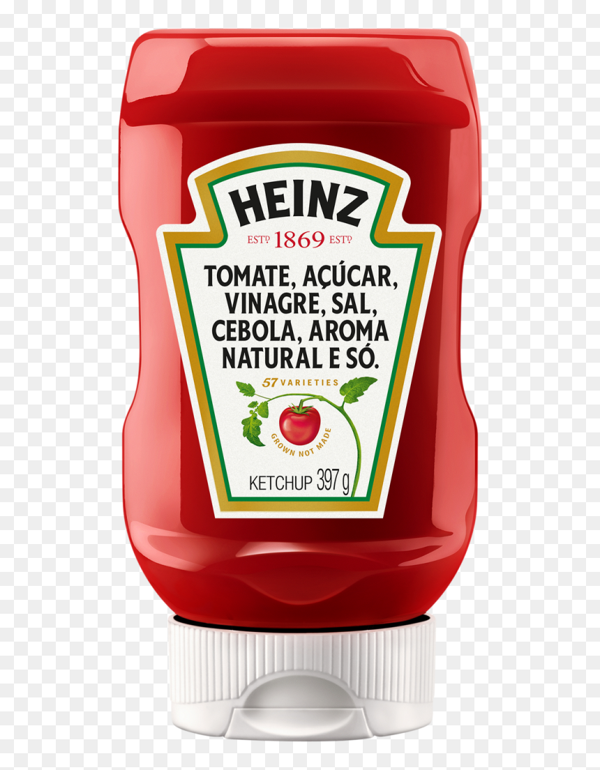 Heinz Ketchup, Tomato - Heinz Ingredientes, HD Png Download - ketchup png