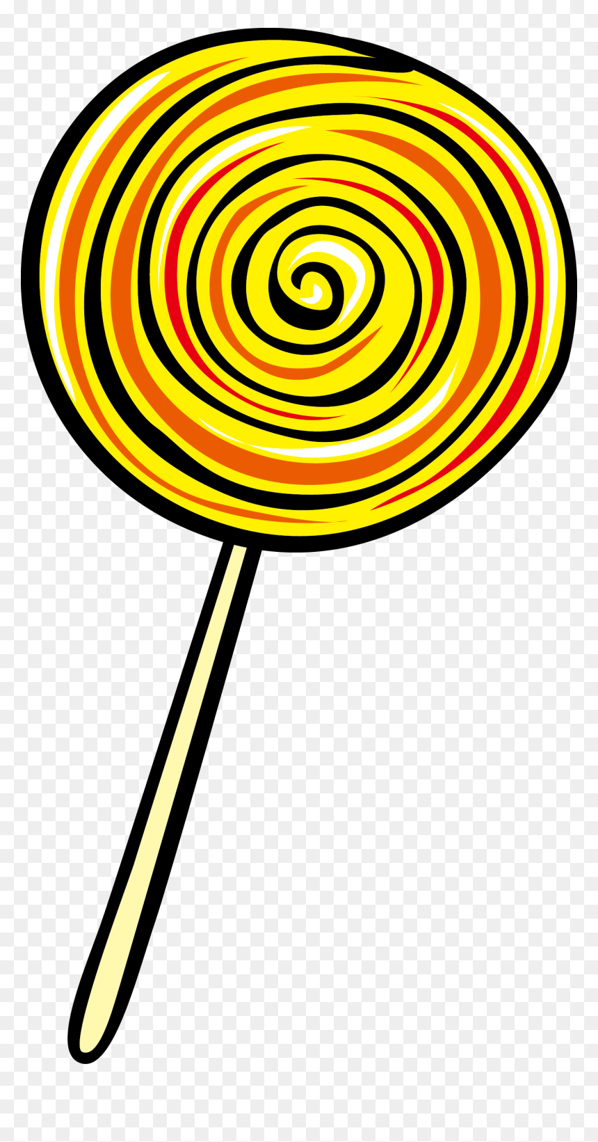 Transparent Lollipop Clipart - Clip Art Lollipop, HD Png Download - lollipop png