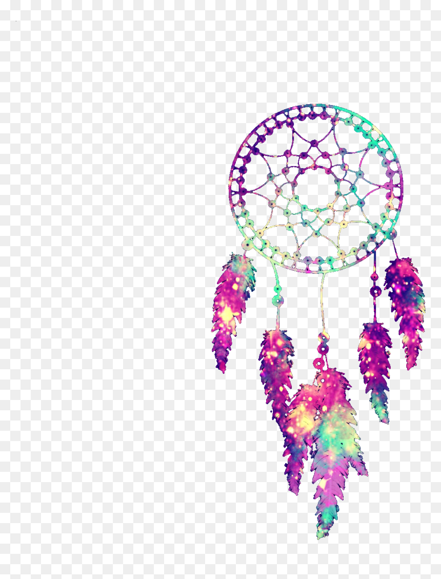 #ftedtickers #dreamcatcher #png #colorful #glitter - Magic Dreamcatcher Png, Transparent Png - dreamcatcher png
