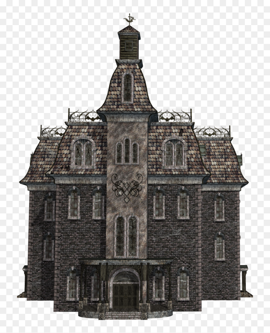 Png V - Haunted House 3d Rendering, Transparent Png - mansion png