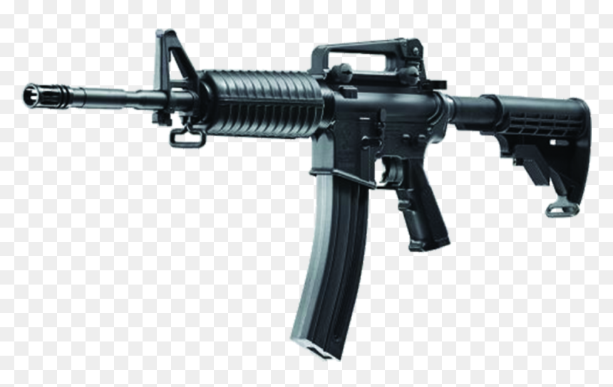 M16 Flip Up Sights, HD Png Download - machine gun png