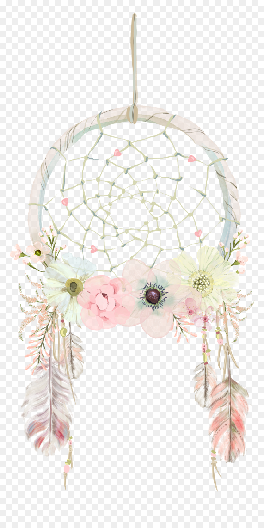 Dreamcatcher Dreams Transparent & Png Clipart Free - Dream Catcher Cupcake Toppers, Png Download - dreamcatcher png