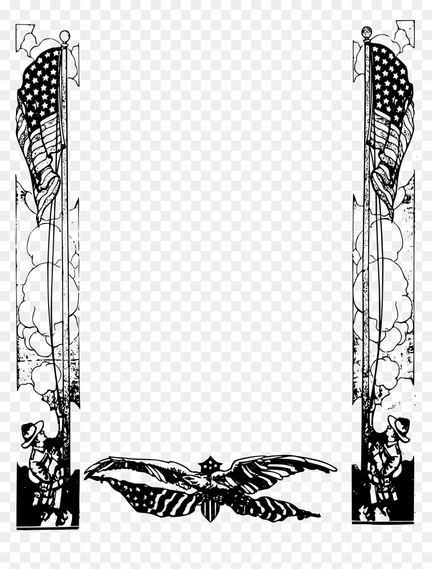 Soldiers And Flags Clip Arts - Clip Art, HD Png Download - flags png
