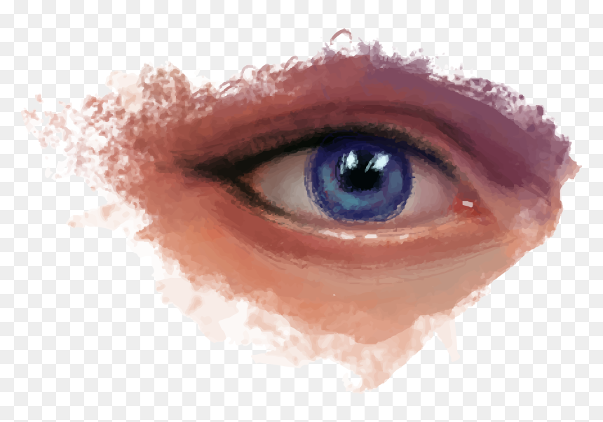 Painted Eye, HD Png Download - paint smear png