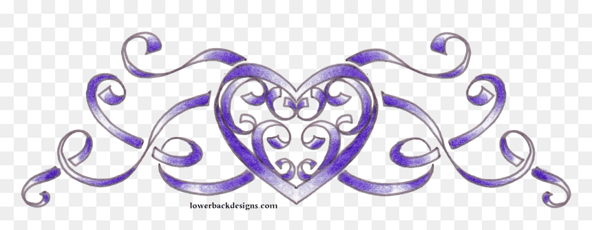Transparent Real Heart Png - Heart Ribbon Tattoo Designs, Png Download - real heart png